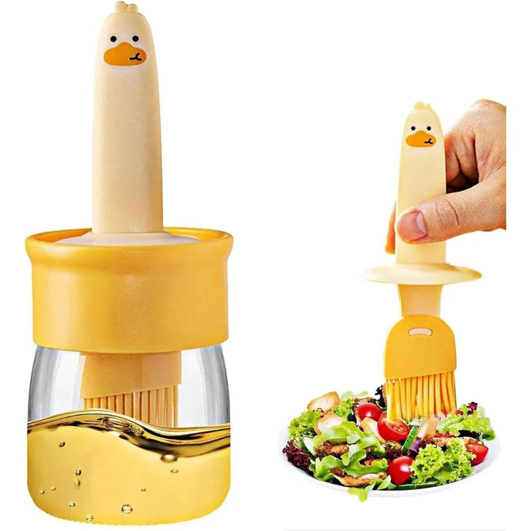 Oil Dispenser Bottle With Silicone Brush