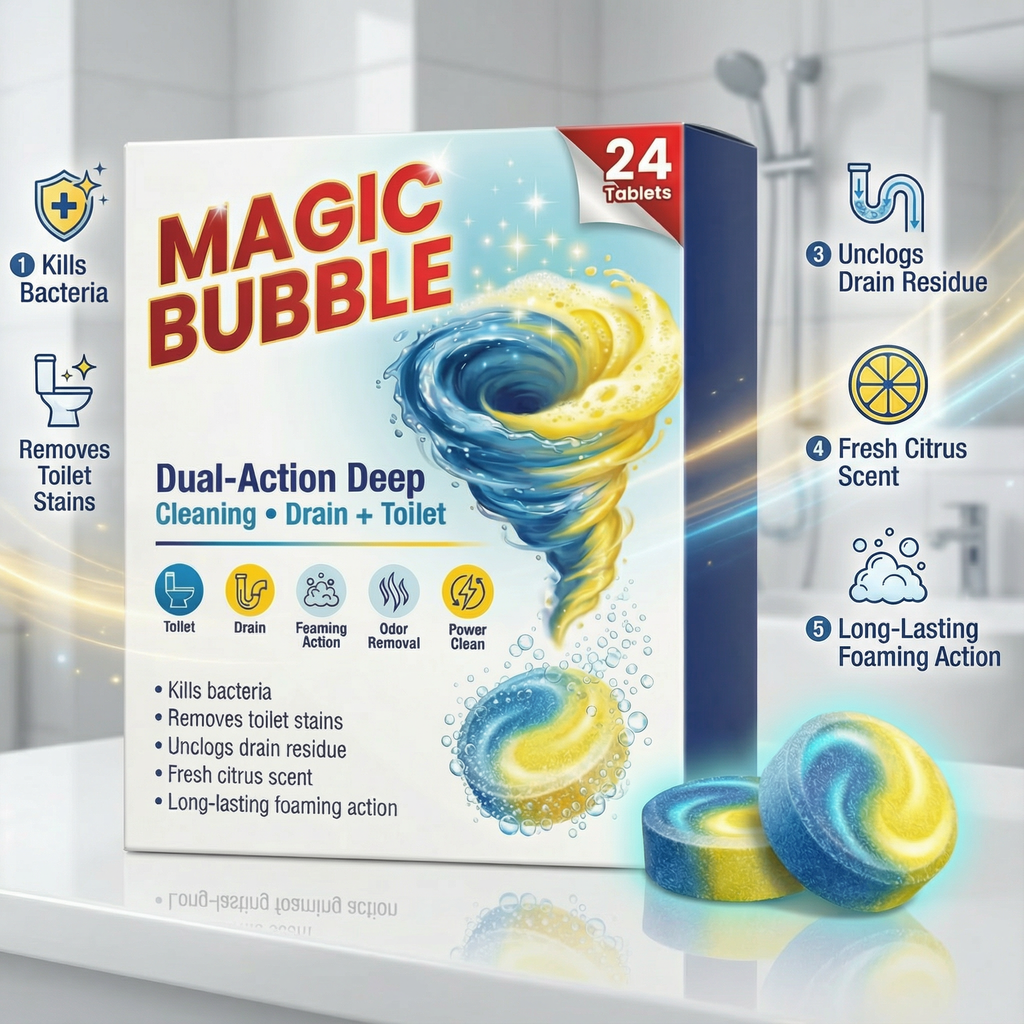 Magic Bubble Dual Action Tablets [ BUY 1 GET 1 FREE ]