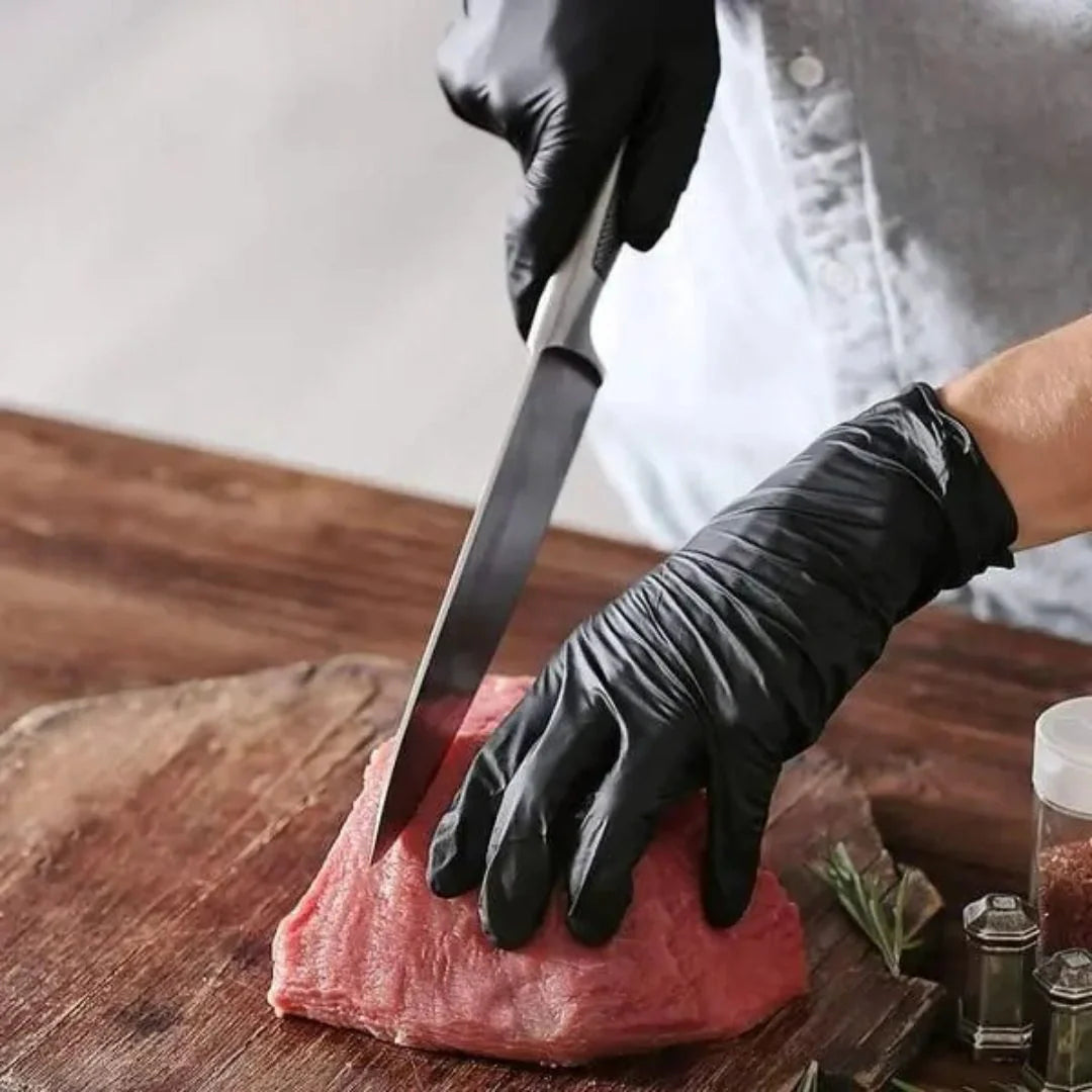 Disposable Non- Slip Anti - Scratch Gloves(100 Pcs Pack)