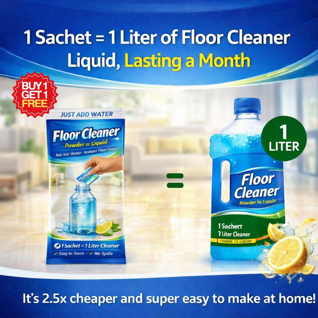 Floor cleaner - Powder to Liquid | Make 5 liters | BUY 1 GET 1 FREE