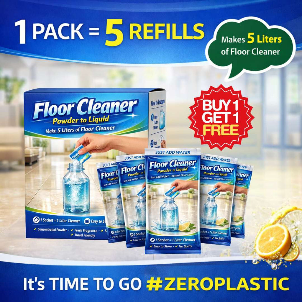 Floor cleaner - Powder to Liquid | Make 5 liters | BUY 1 GET 1 FREE