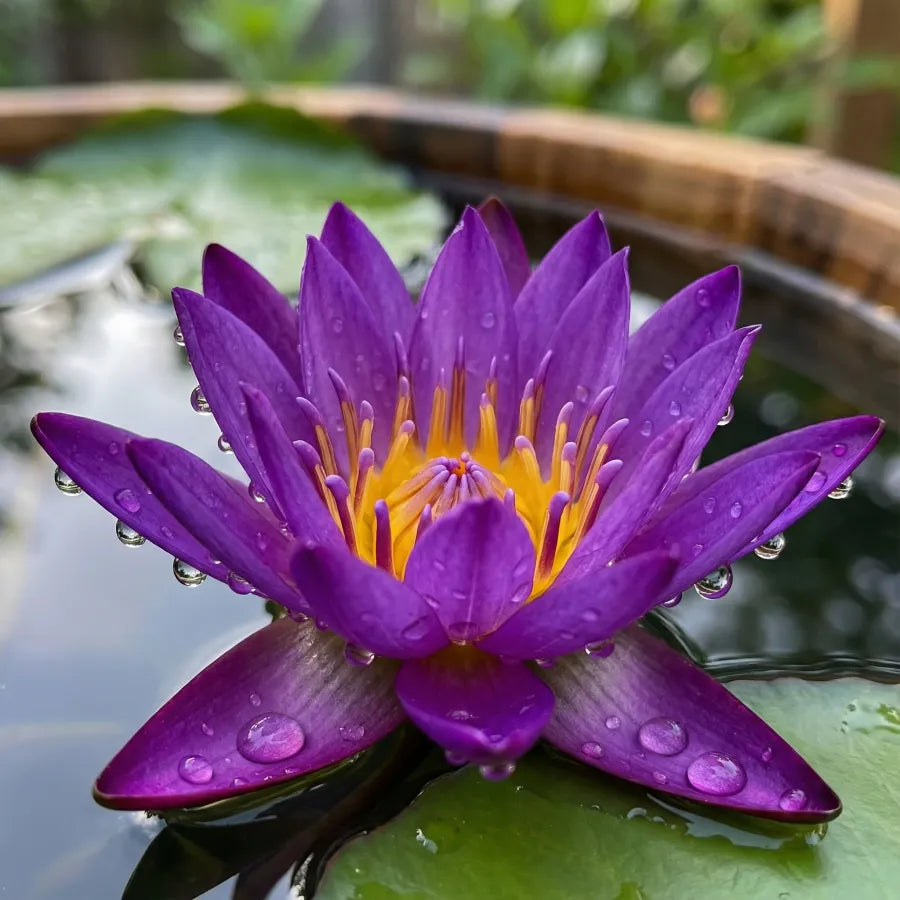 💮Imported Midnight Purple Lotus Seeds | 🔥PACK OF 50 + Free Plant Growth Serum🔥