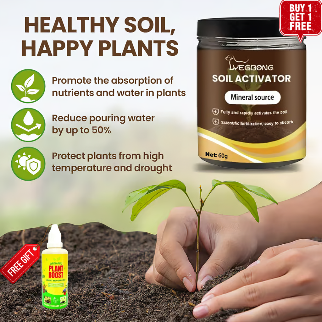 Soil Activator: Plants' Best Friend - Rejuvenate Your Plants ( BUY 1 GET 1 FREE )