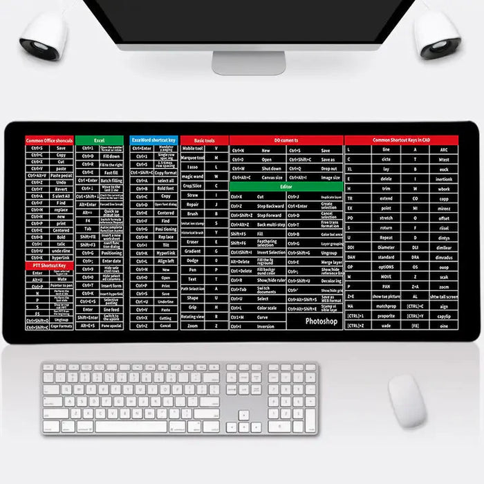 Anti-slip Keyboard Pad with Shortcut Key Patterns | ⏰Limited Period Offer⏰